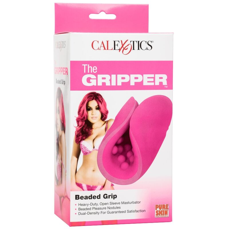 CALEXOTICS - BEADED GRIP MASTURBADOR TEXTURADO