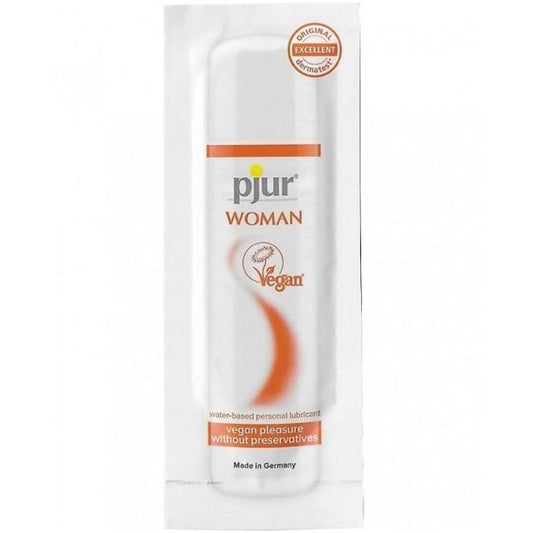 PJUR - WOMAN VEGAN LUBRICANTE BASE AGUA 2 ML