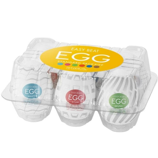 TENGA - EASY BEAT HUEVO MASTURBADOR PACK 6 UDS