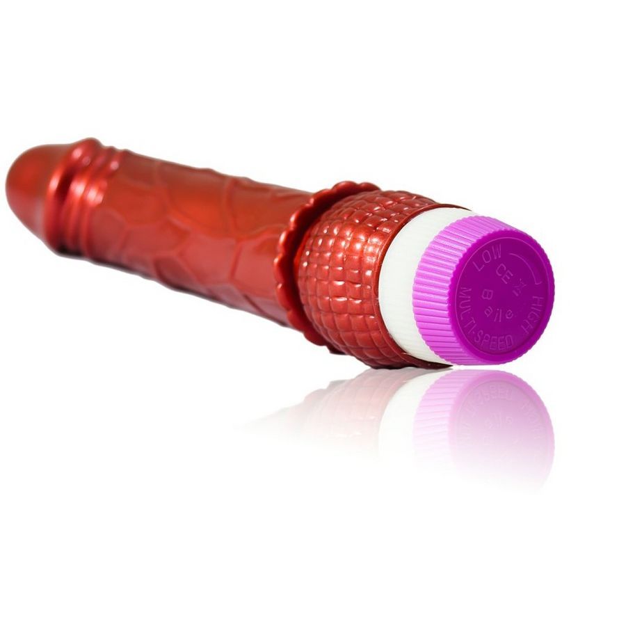 BAILE - VIBRADOR ROJO REALISTICO 23 CM