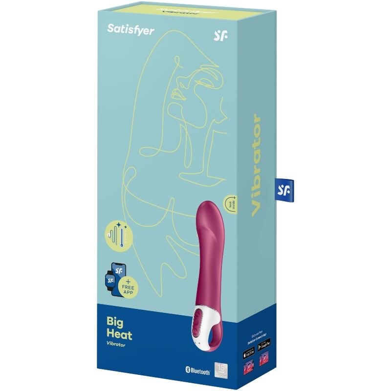 SATISFYER - BIG HEAT VIBRADOR PUNTO G