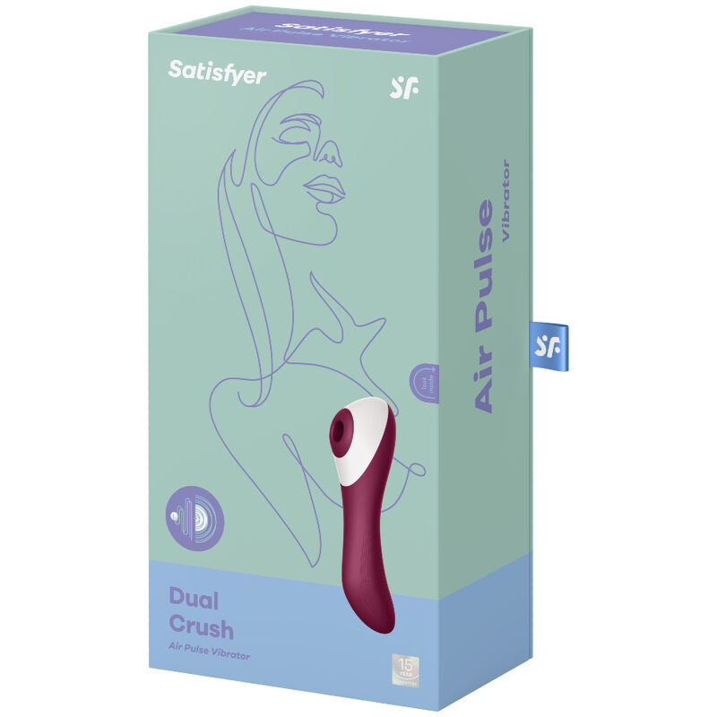 SATISFYER - DUAL CRUSH ESTIMULADOR Y VIBRADOR