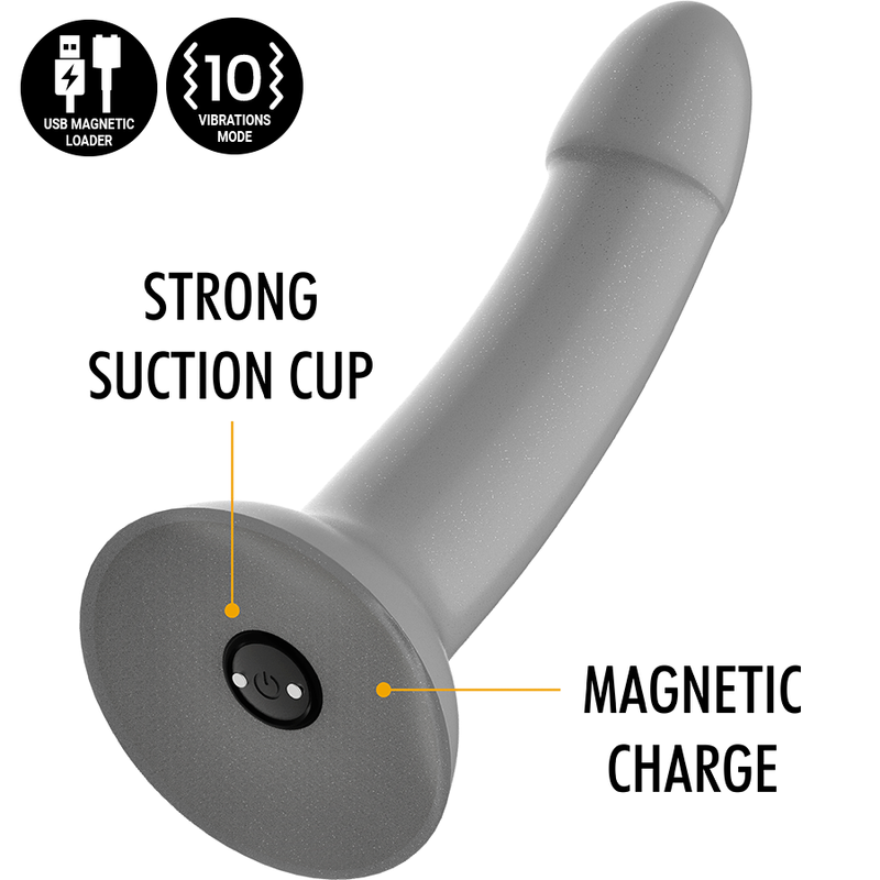 MYTHOLOGY - RUNE MAJESTIC DILDO S - VIBRADOR COMPATIBLE CON WATCHME WIRELESS TECHNOLOGY