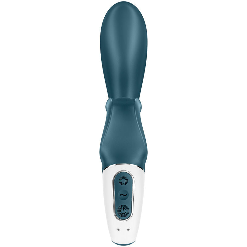 SATISFYER - HUG ME VIBRADOR RABBIT APP AZUL