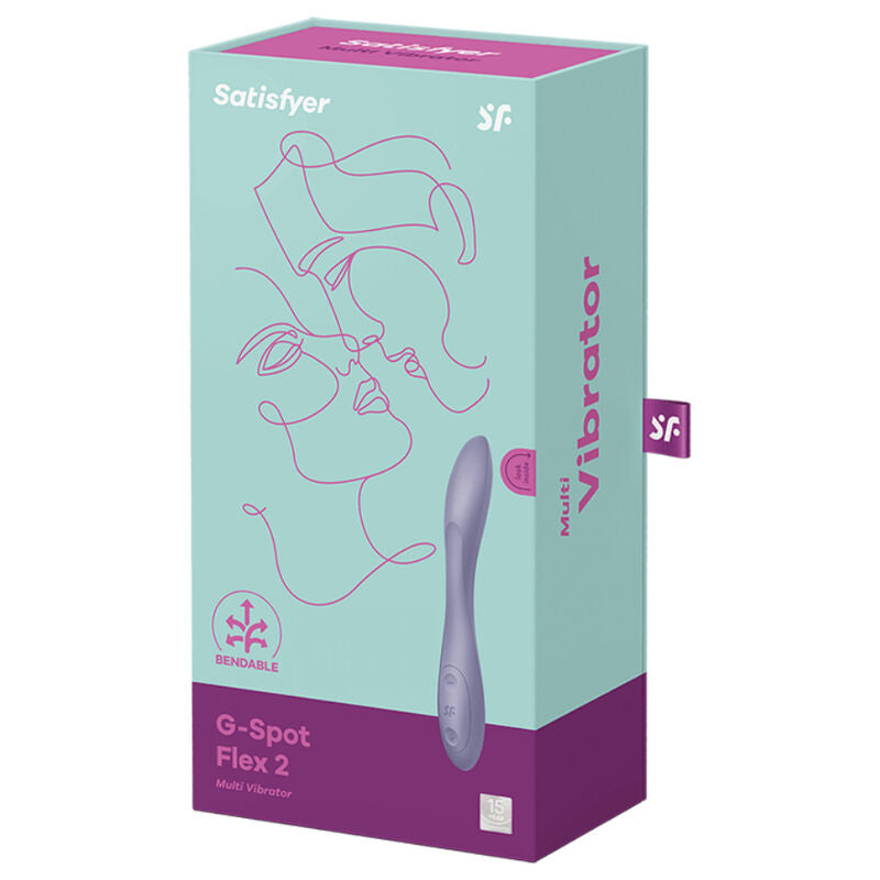 SATISFYER - G-SPOT FLEX 2 MULTI VIBRADOR MORADO