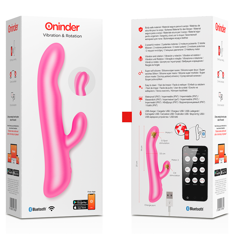 ONINDER - OSLO VIBRACIÓN Y ROTACIÓN ROSA - APP GRATUITA