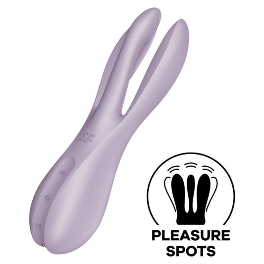 SATISFYER - THREESOME 2 VIBRADOR NEGRO