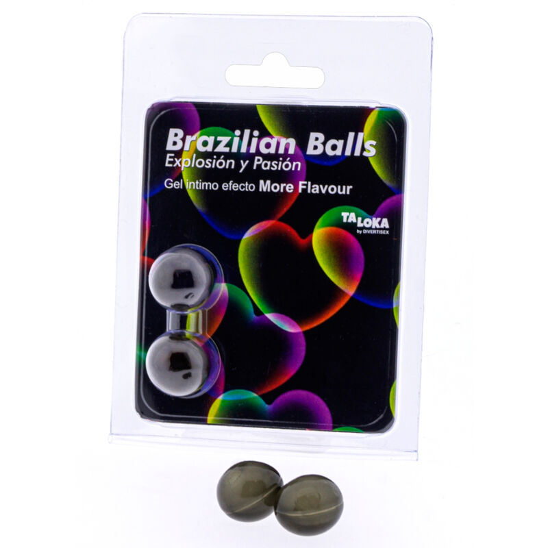 TALOKA - BRAZILIAN BALLS GEL EXCITANTE EFECTO MORE FLAVOUR 2 BOLAS