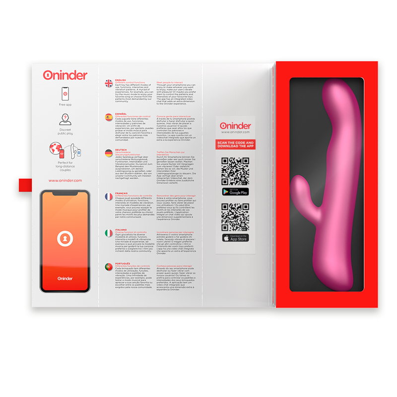 ONINDER - OSLO VIBRACIÓN Y ROTACIÓN ROSA - APP GRATUITA