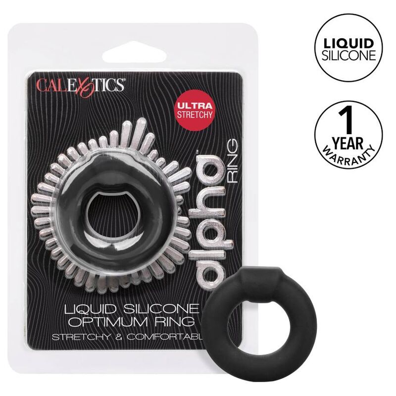 CALEXOTICS - ALPHA OPTIMUM RING NEGRO