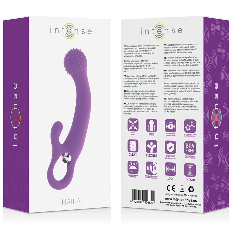 INTENSE - NAILA VIBRATING SILICONE LILA