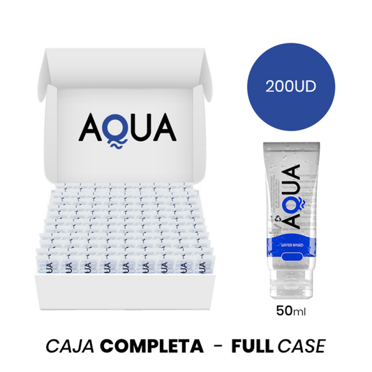 MOQ 200 - AQUA QUALITY LUBRICANTE BASE DE AGUA 50 ML