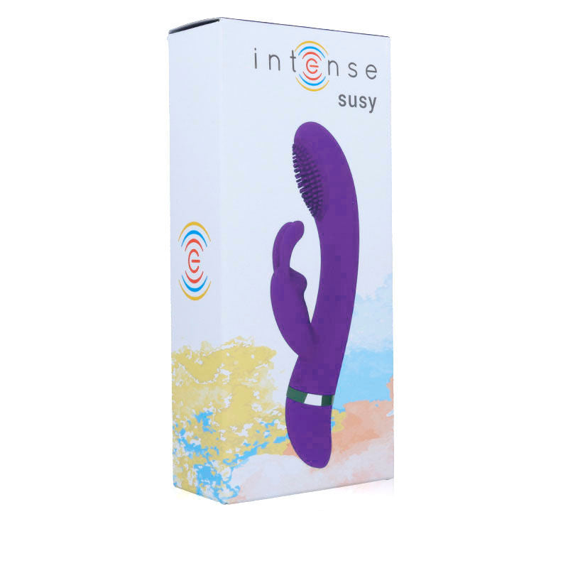 INTENSE - SUSY VIBRADOR OSCILANTE SILICONA RABBIT LILA