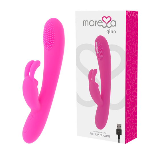 MORESSA - GINO TICKLING VAGINAL PREMIUM SILICONE RECARGABLE