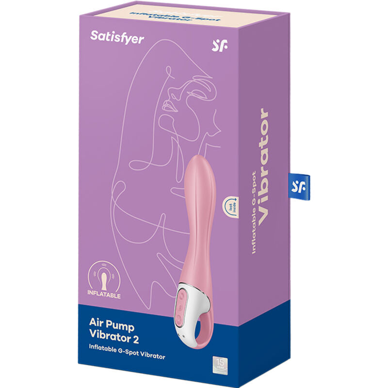 SATISFYER - AIR PUMP VIBRATOR 2 ROSA