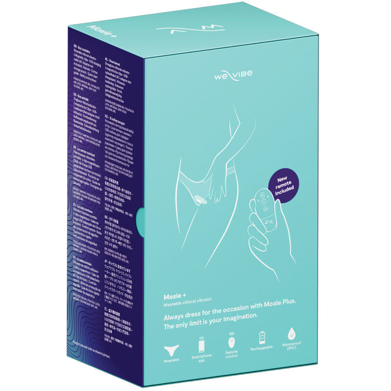 WE-VIBE - MOXIE + VIBRADOR CLÍTORIS AQUA