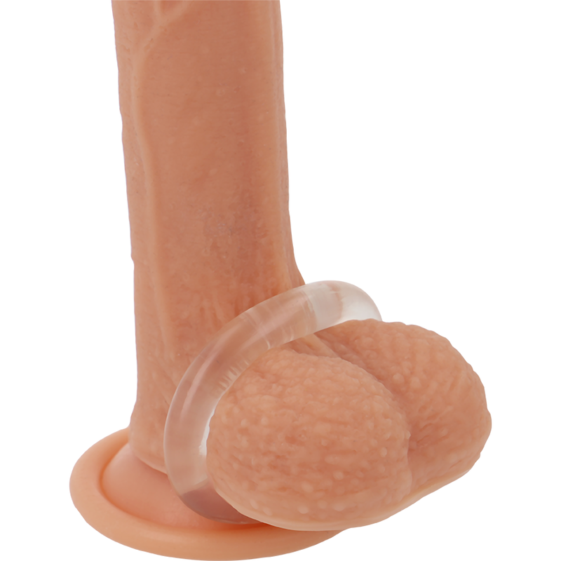 POWERING - SUPER FLEXIBLE Y RESISTENTE ANILLO PENE  4.5CM CLEAR