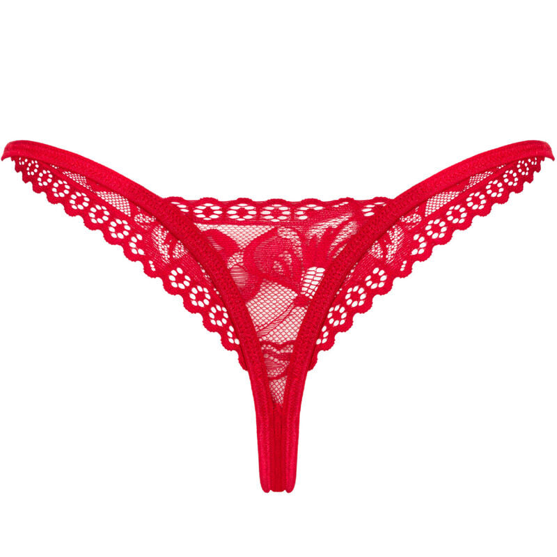 OBSESSIVE - LACELOVE TANGA ROJO XS/S