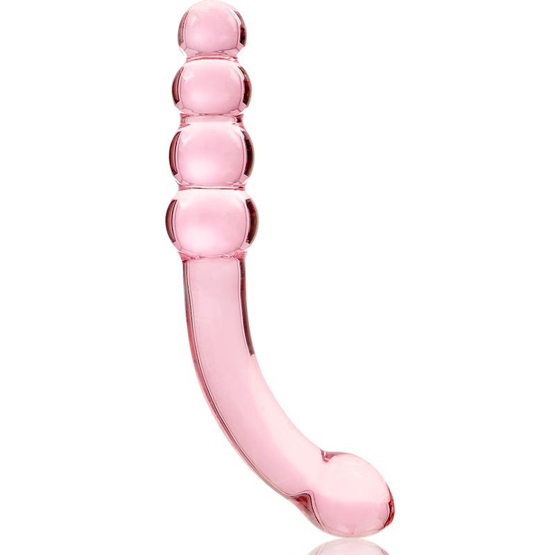 NEBULA SERIES BY IBIZA - MODELO 14 DILDO CRISTAL BOROSILICATO TRANSPARENTE 18.5 CM -O- 3 CM