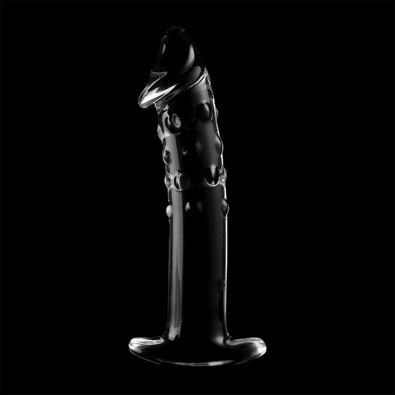 NEBULA SERIES BY IBIZA - MODELO 19 DILDO CRISTAL BOROSILICATO TRANSPARENTE 18.5 CM -O- 4 CM