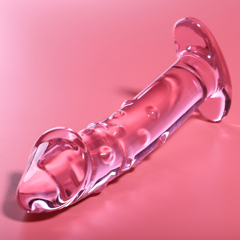 NEBULA SERIES BY IBIZA - MODELO 19 DILDO CRISTAL BOROSILICATO TRANSPARENTE 18.5 CM -O- 4 CM