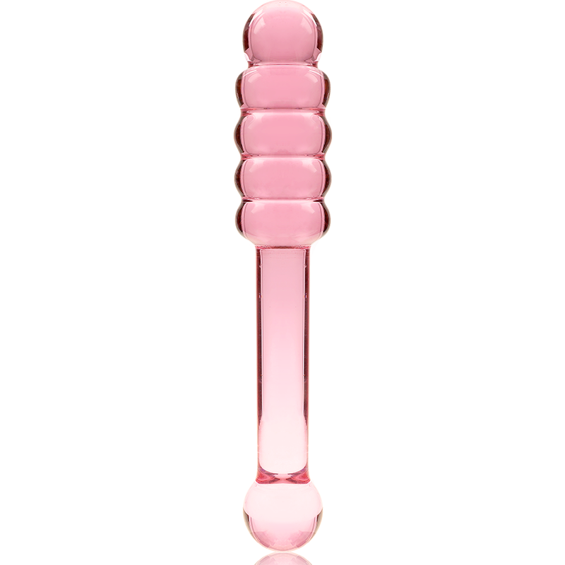 NEBULA SERIES BY IBIZA - MODELO 20 DILDO CRISTAL BOROSILICATO TRANSPARENTE 20.5 CM -O- 3 CM