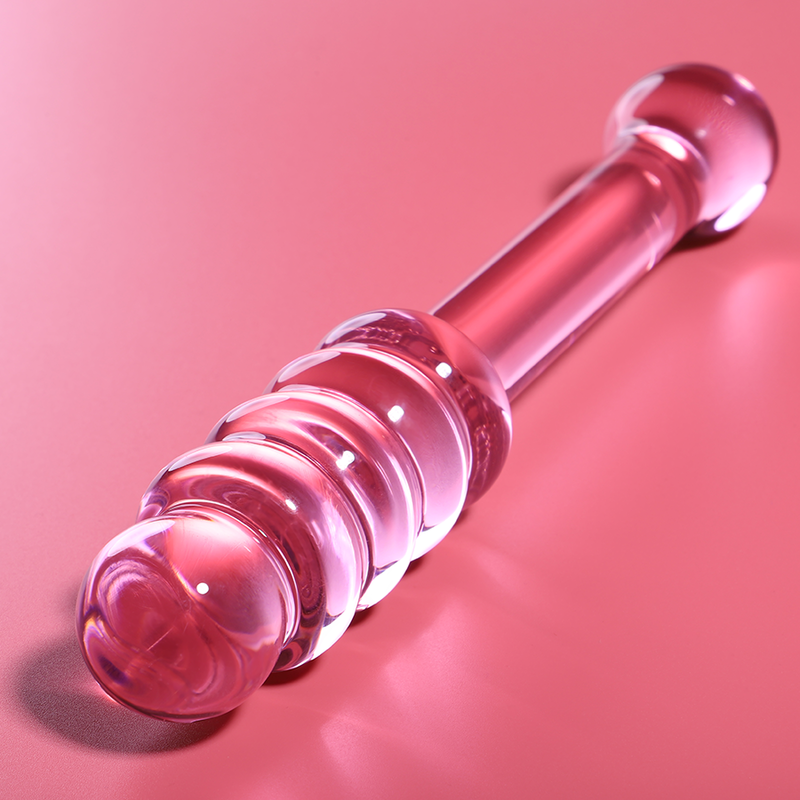 NEBULA SERIES BY IBIZA - MODELO 20 DILDO CRISTAL BOROSILICATO TRANSPARENTE 20.5 CM -O- 3 CM