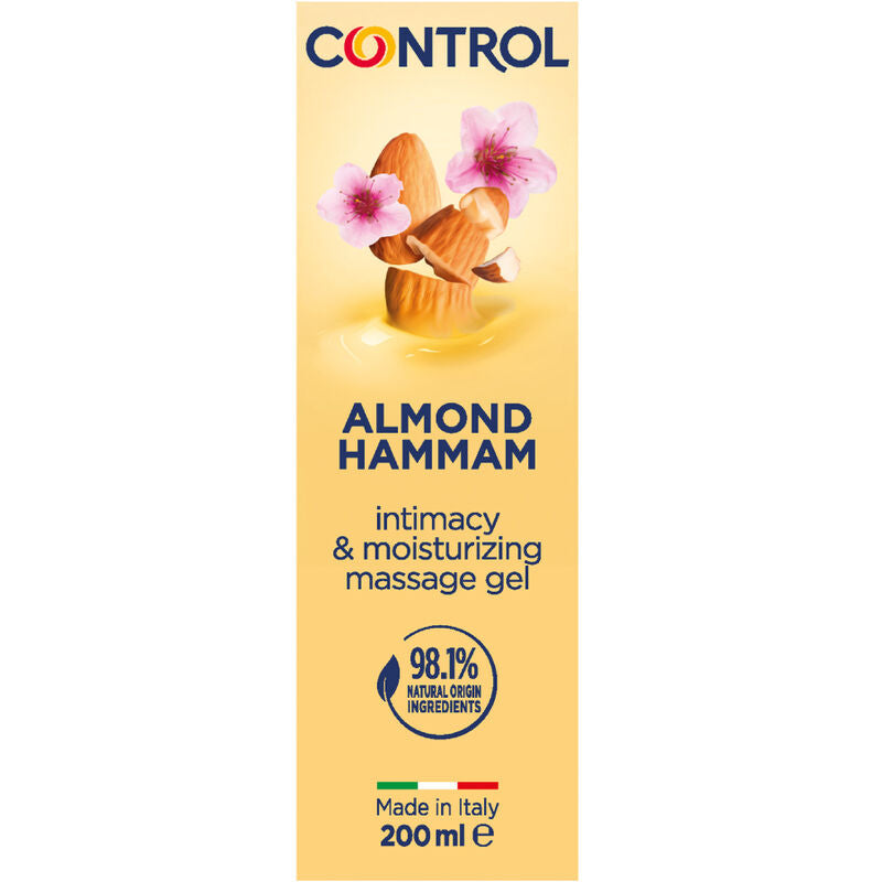 CONTROL - MASAJE GEL 3 EN 1 LECHE DE ALMENDRA 200 ML