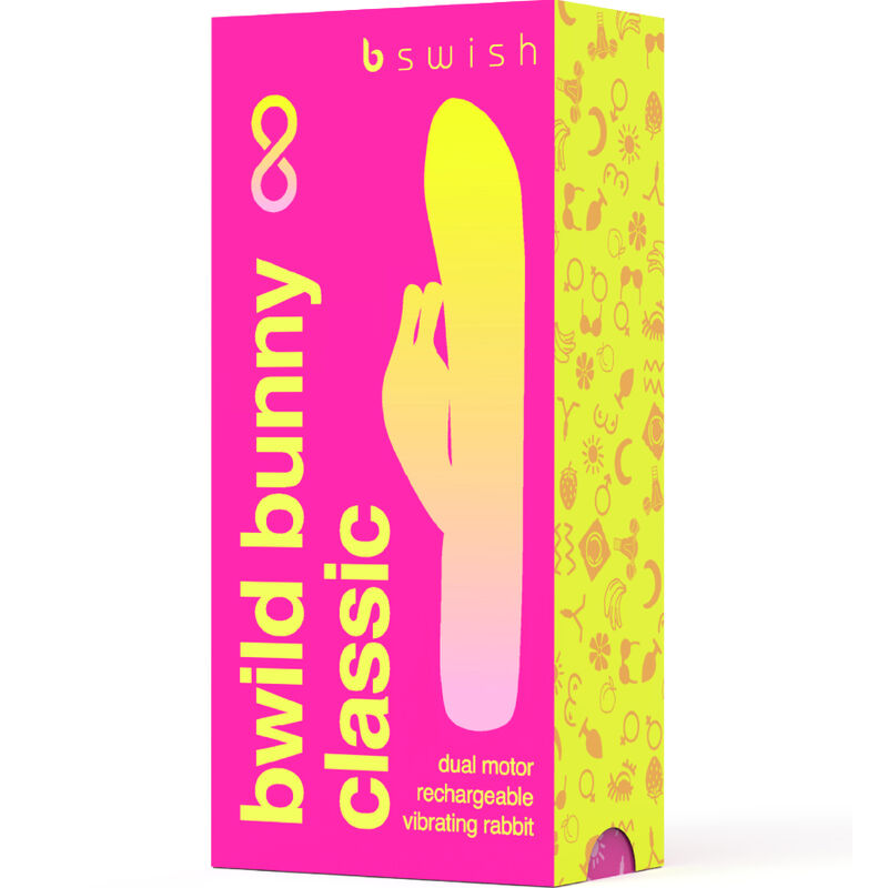 B SWISH - BWILD BUNNY INFINITE CLASSIC VIBRADOR RECARGABLE SILICONA ROSA