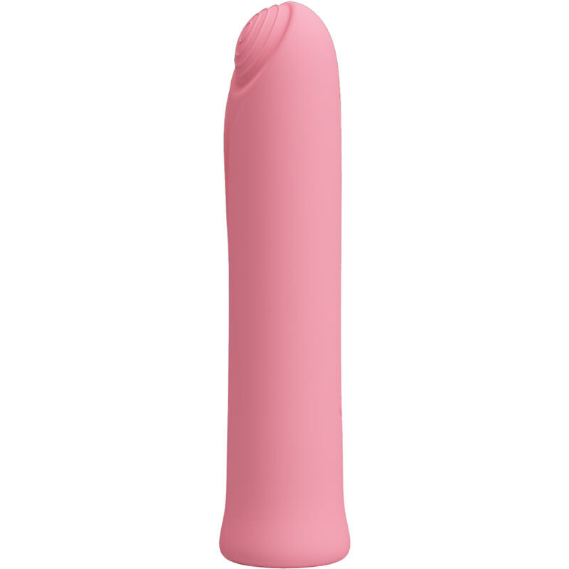 PRETTY LOVE - CURTIS MINI VIBRADOR SUPER POWER 12 VIBRACIONES SILICONA ROSA