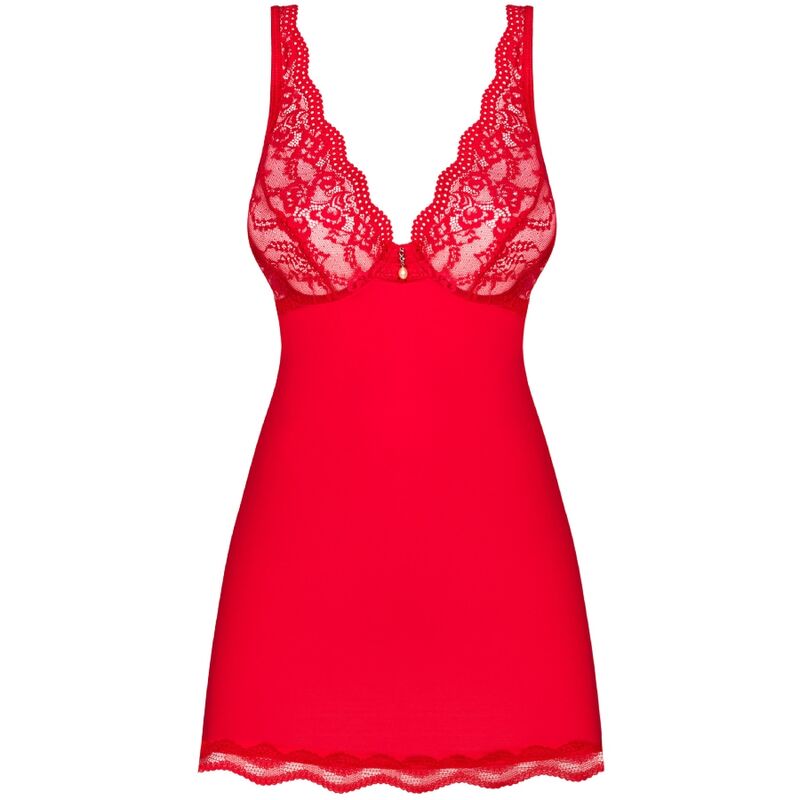 OBSESSIVE - LUVAE BABYDOLL & TANGA ROJO S/M