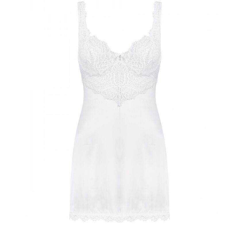 OBSESSIVE - AMOR BLANCO CHEMISE & TANGA BLANCO S/M