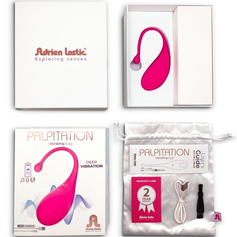 ADRIEN LASTIC - PALPITATION HUEVO VIBRADOR VERDE + APP