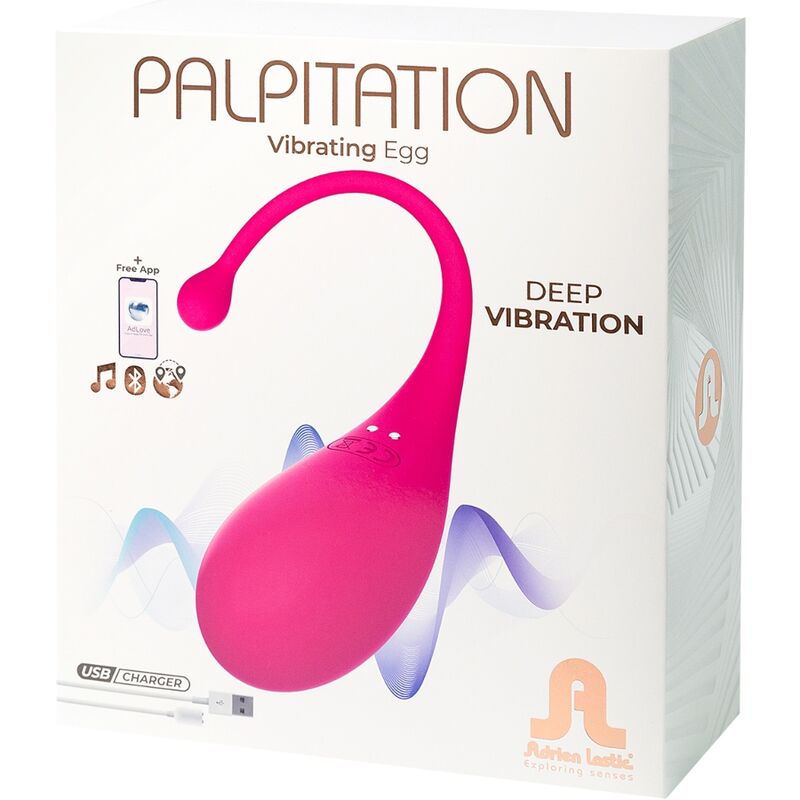 ADRIEN LASTIC - PALPITATION HUEVO VIBRADOR VERDE + APP