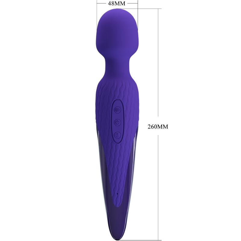 PRETTY LOVE - ANTONY YOUTH VIBRADOR WAND EFECTO CALOR VIOLETA