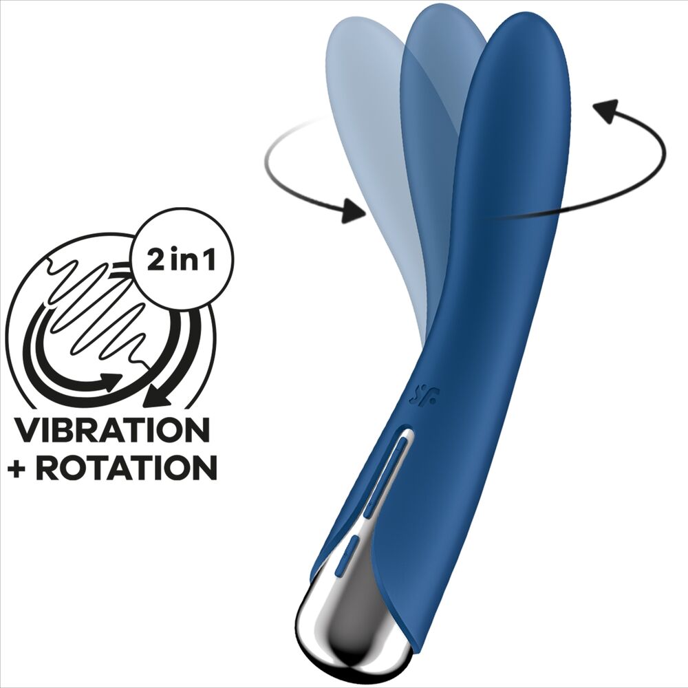 SATISFYER - SPINNING VIBE 1 VIBRADOR ROTADOR G-SPOT BEIGE