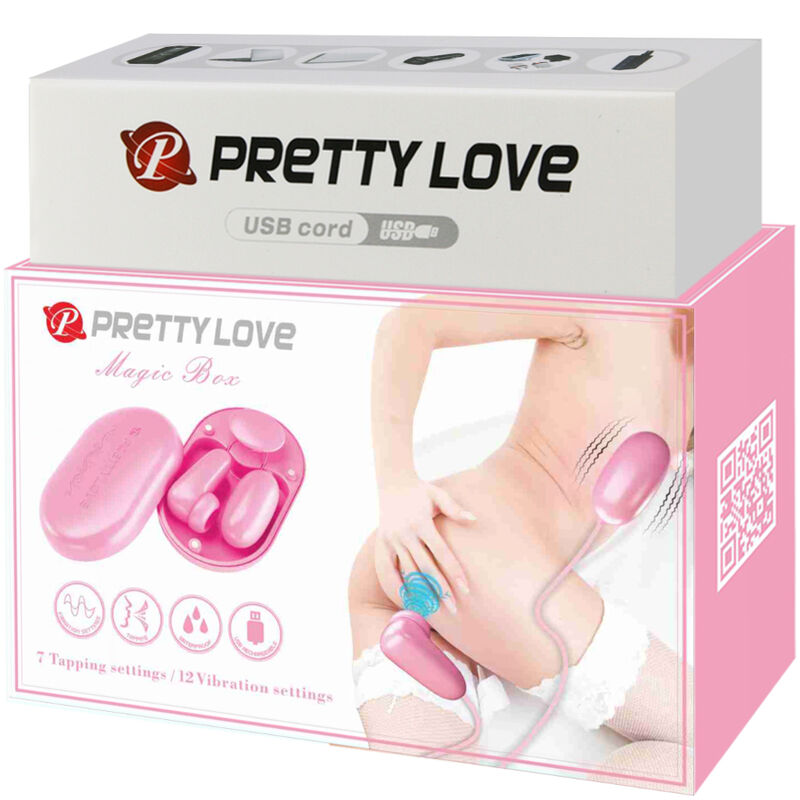 PRETTY LOVE - MAGIC BOX BALA VIBRADORA & ESTIMULADOR ROSA