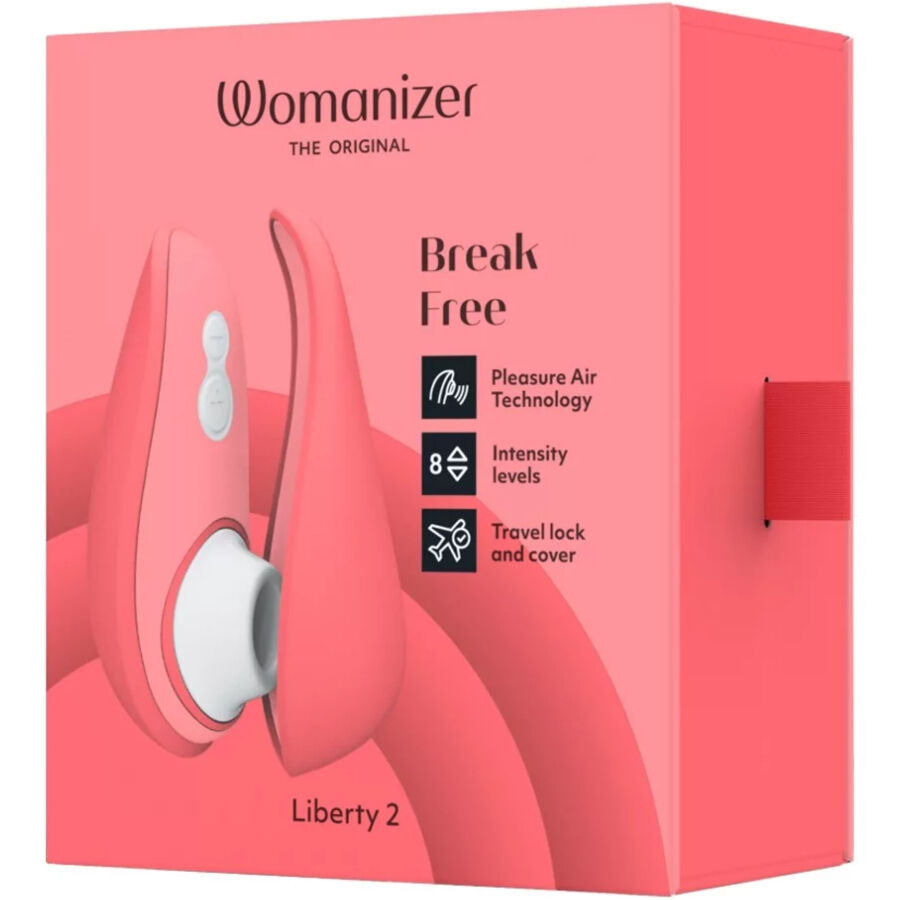 WOMANIZER - LIBERTY 2 ESTIMULADOR & SUCCIONADOR CLITORIS VERDE CLARO