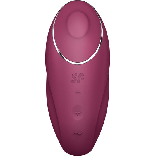 SATISFYER - TAP & CLIMAX 1 VIBRADOR LAY-ON ROJO