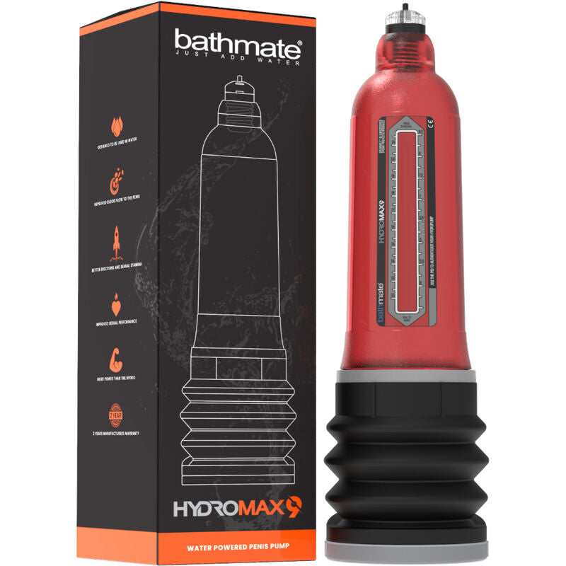 BATHMATE - HYDROMAX 9 BOMBA AUMENTO PENE ROJO