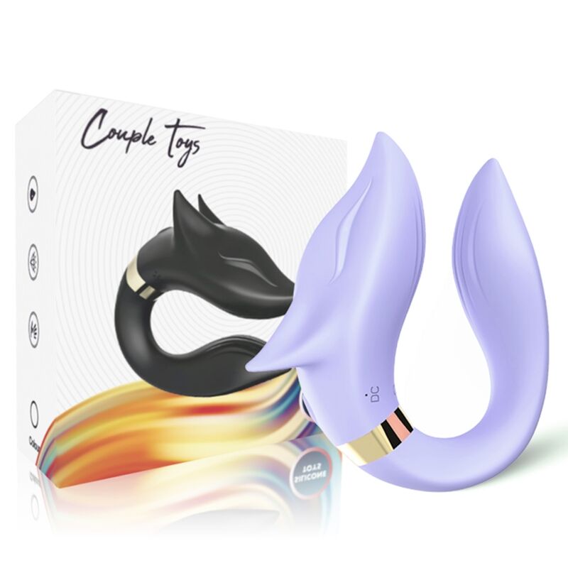 ARMONY - FOX VIBRADOR PAREJAS CONTROL REMOTO VIOLETA