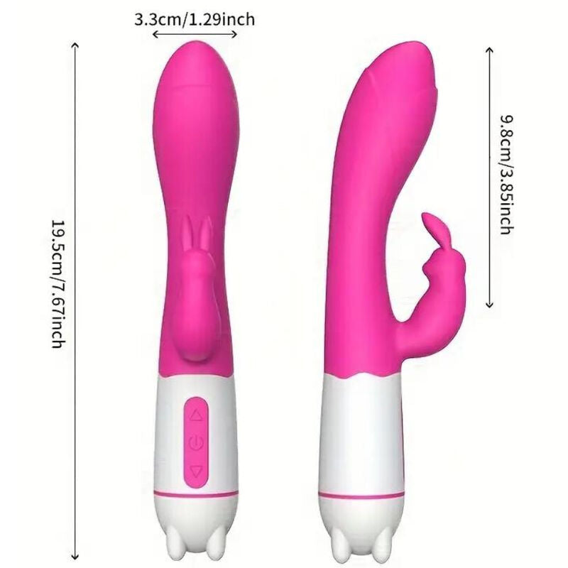 ARMONY - HAPPY VIBRADOR & ESTIMULADOR RABBIT FUCSIA