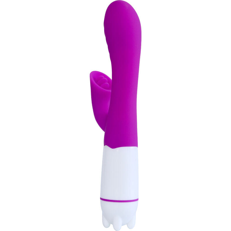 ARMONY - HAPPY VIBRADOR & ESTIMULADOR CON LENGUA RECARGABLE VIOLETA