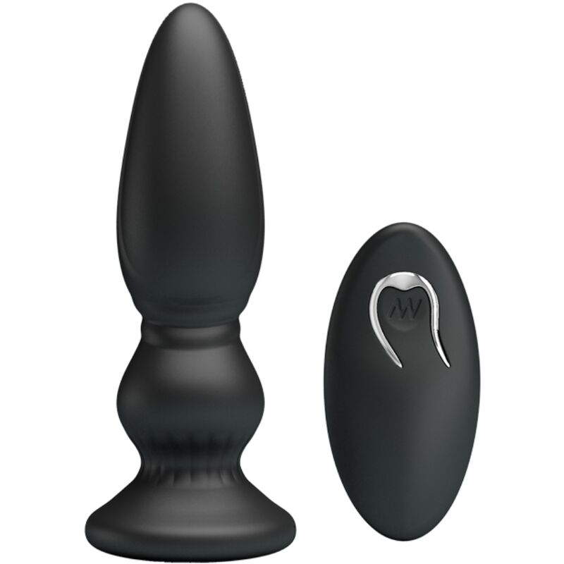 MR PLAY - VIBRADOR POTENTE CONTROL REMOTO ANAL PLUG NEGRO