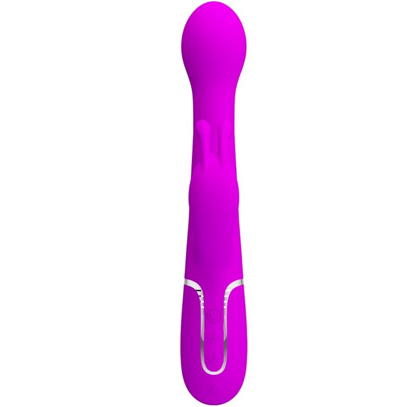 PRETTY LOVE - DEJON VIBRADOR RABBIT 3 EN 1 MULTIFUNCIÓN VIOLETA