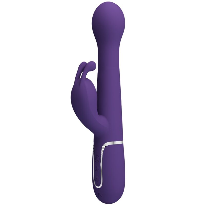 PRETTY LOVE - DEJON VIBRADOR RABBIT 3 EN 1 MULTIFUNCIÓN MORADO