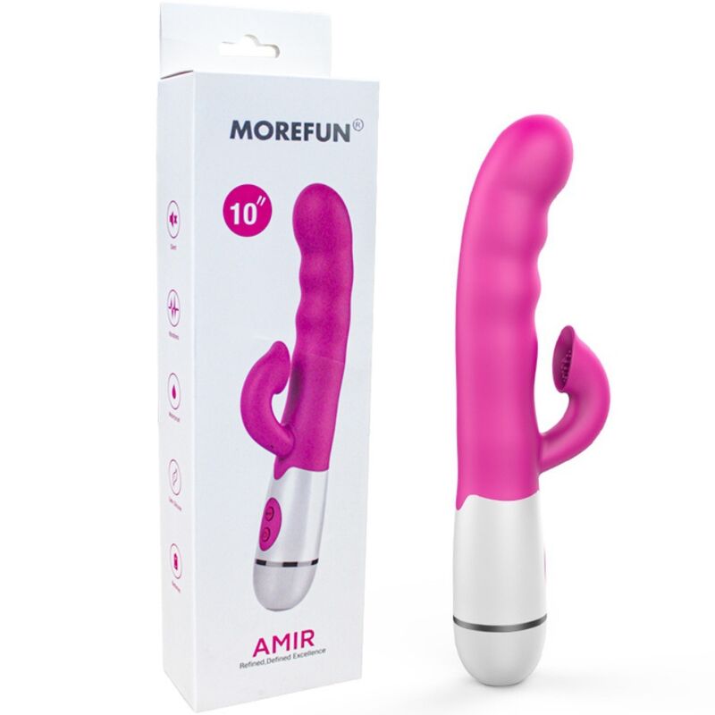 ARMONY - AMIR VIBRADOR MULTIFUNCION CON LENGUA ESTIMULADORA 16 VELOCIDADES ROSA