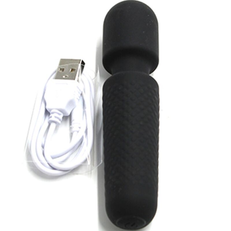 ARMONY - YOUR MAGIC MASAJEADOR & VIBRADOR RECARGABLE 10 VIBRACIONES SILICONA NEGRO