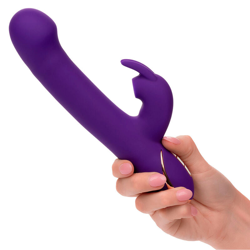 CALEXOTICS - JACK VIBRADOR RABBIT Y ESTIMULADOR 7 NIVELES DE VIBRACIÓN Y SUCCIÓN AZUL