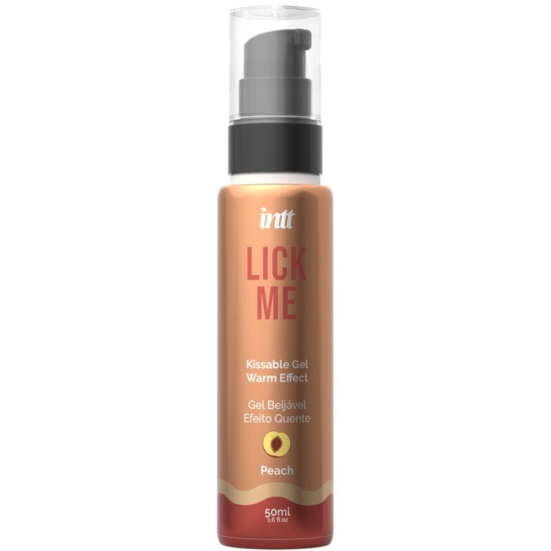 INTT -  LICK ME GEL COMESTIBLE SABOR MELOCOTÓN EFECTO CALOR